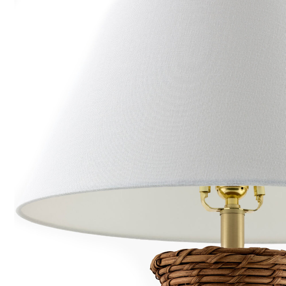 Painted Rattan Accent Table Lamp | Oroa.com