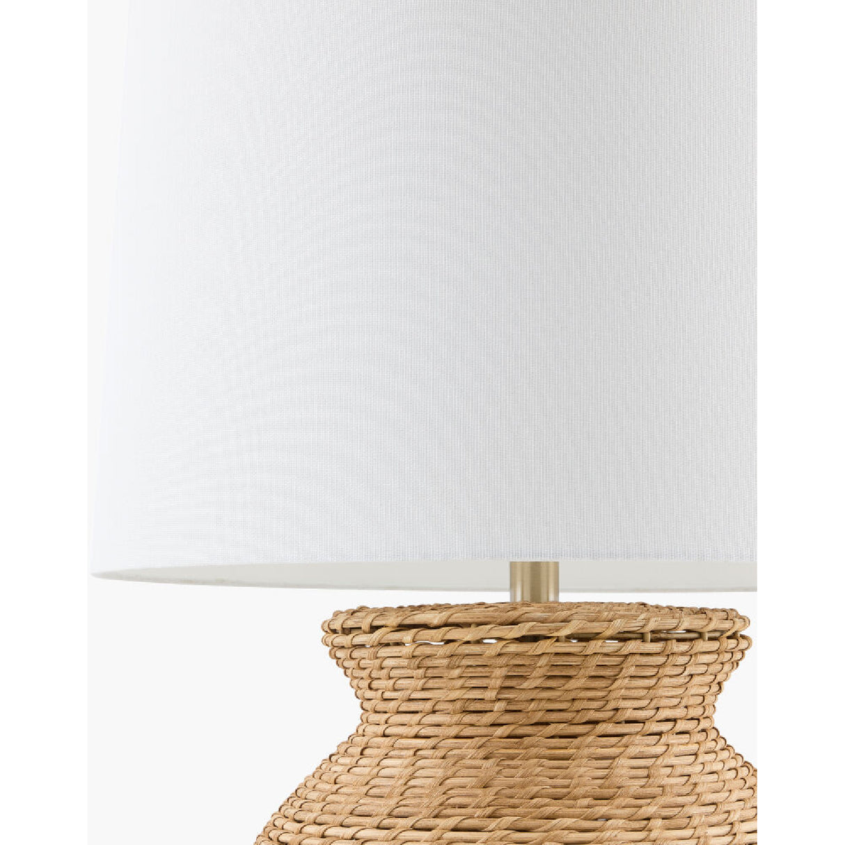 Modern European furniture - White Drum Shade Table Lamp - www.oroa.com | Oroa.com