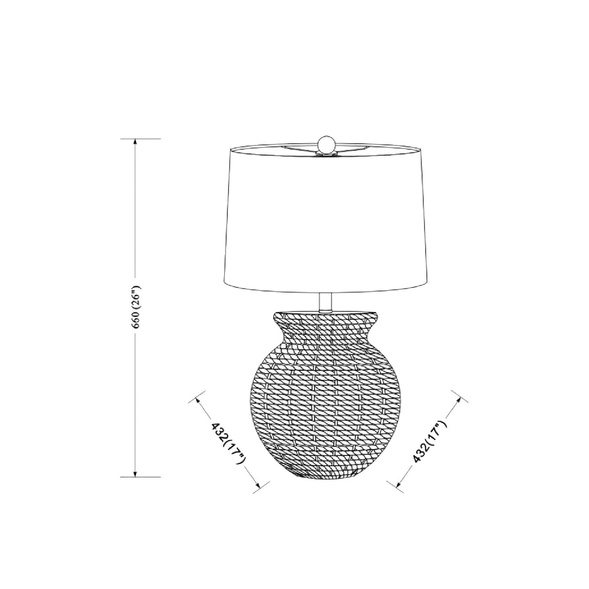 Modern European furniture - White Drum Shade Table Lamp - www.oroa.com | Oroa.com