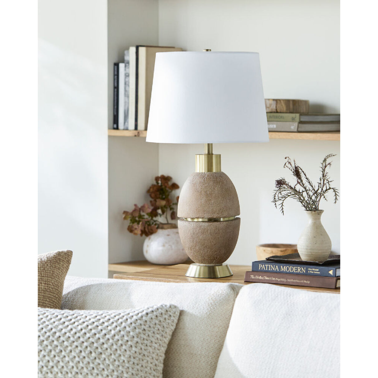 Modern European furniture - Modern Linen Table Lamp - www.oroa.com | Oroa.com