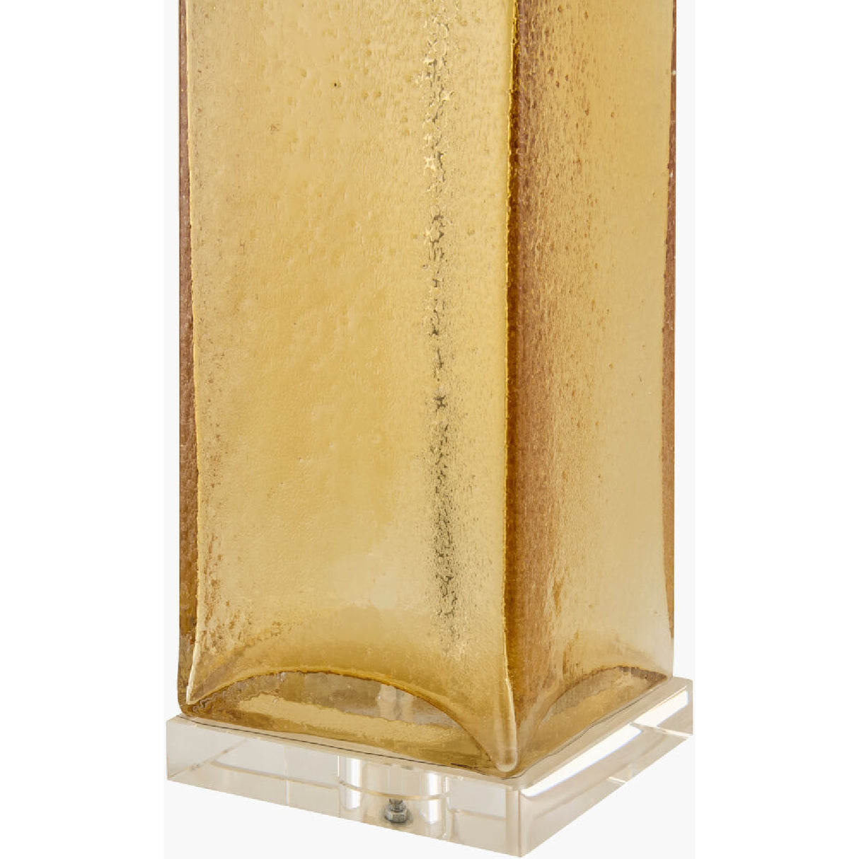 Yellow Glass Accent Table Lamp | Oroa.com