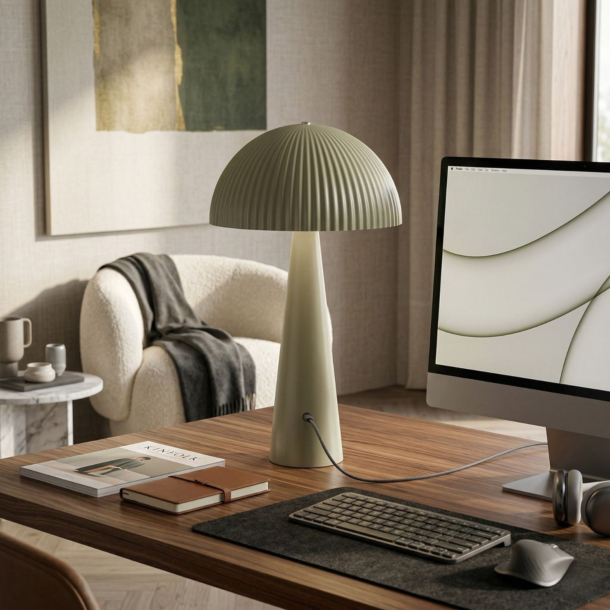 Modern European furniture - Dome Metal Accent Table Lamp - www.oroa.com | Oroa.com