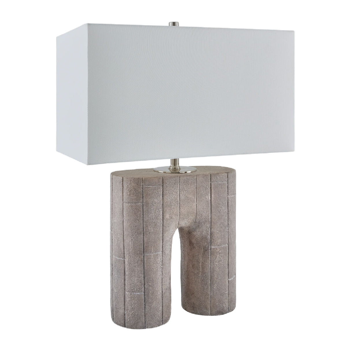 Painted Gray Accent Table Lamp | Oroa.com