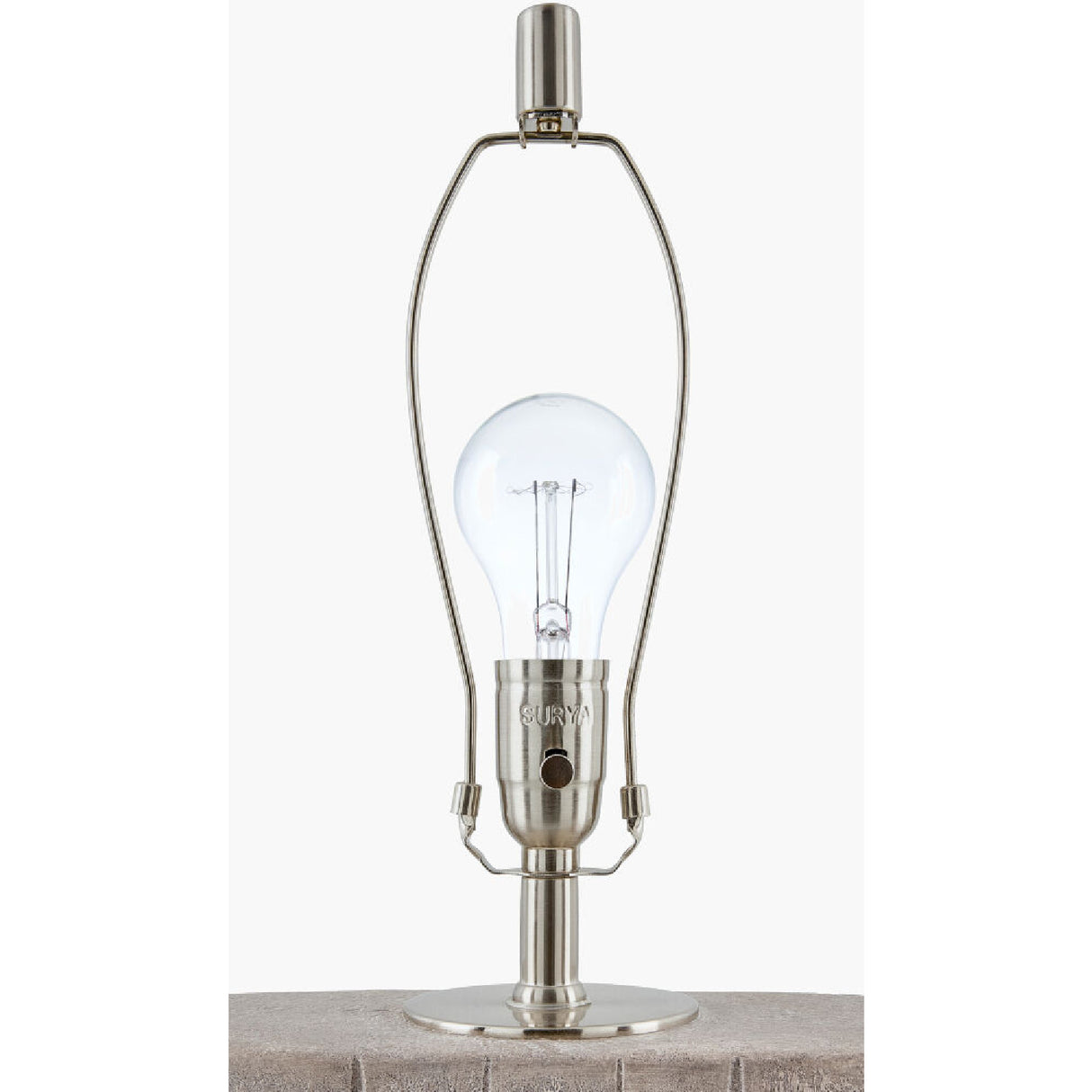 Painted Gray Accent Table Lamp | Oroa.com