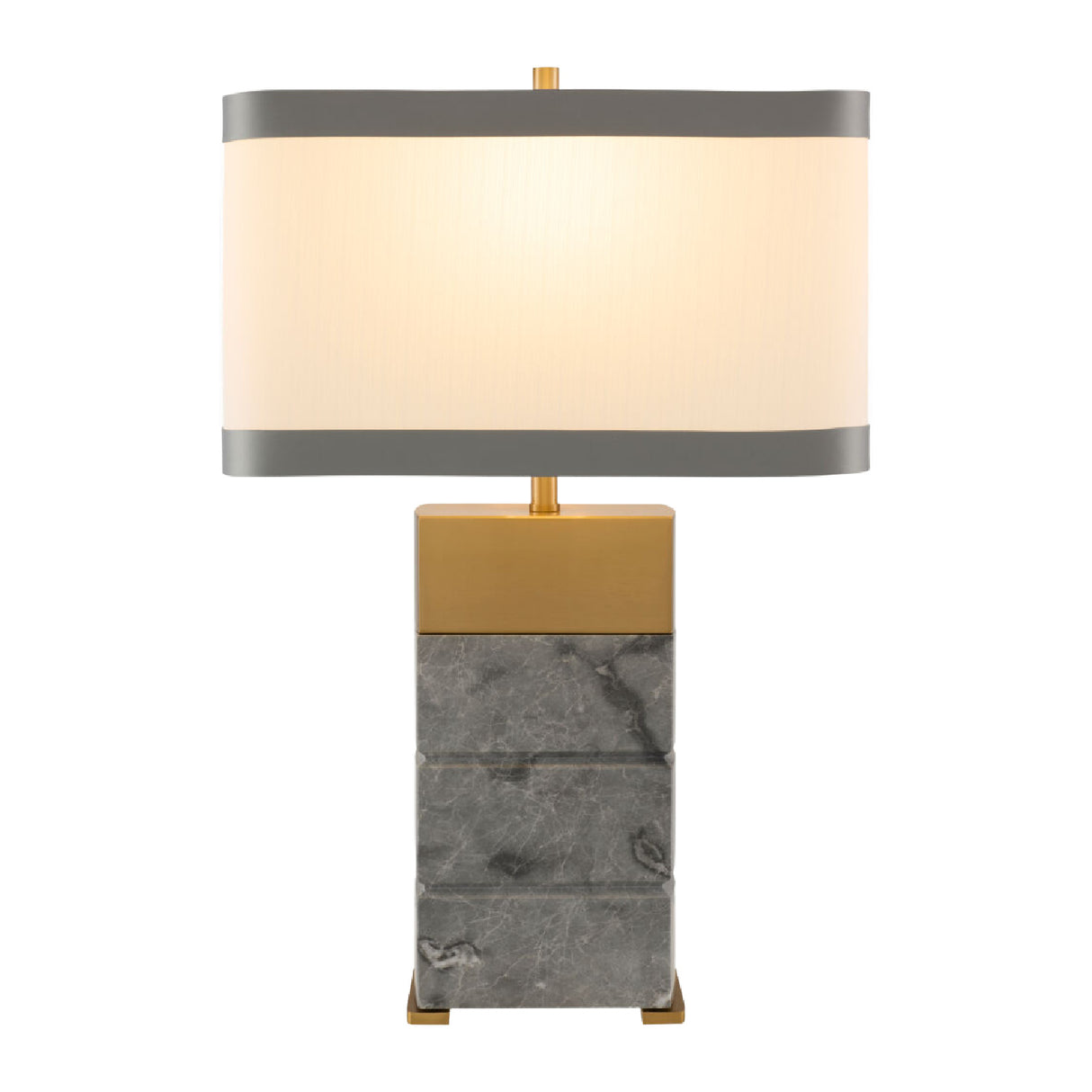 Modern European furniture - Green Marble Table Lamp - www.oroa.com | Oroa.com