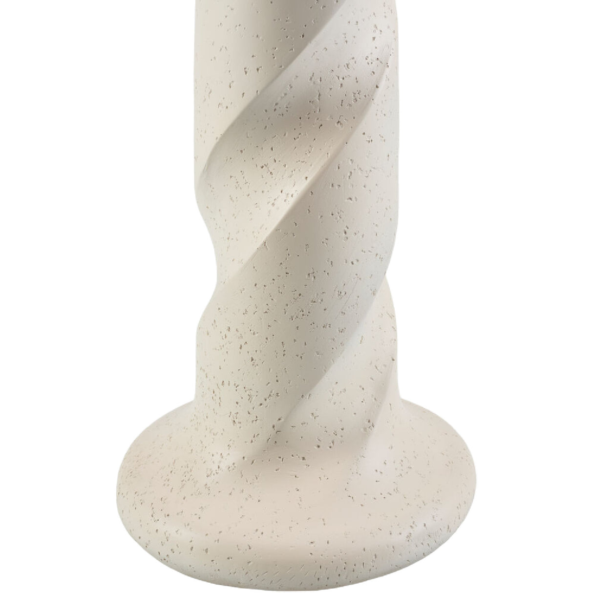 Cream Spiral Accent Floor Lamp | Oroa.com