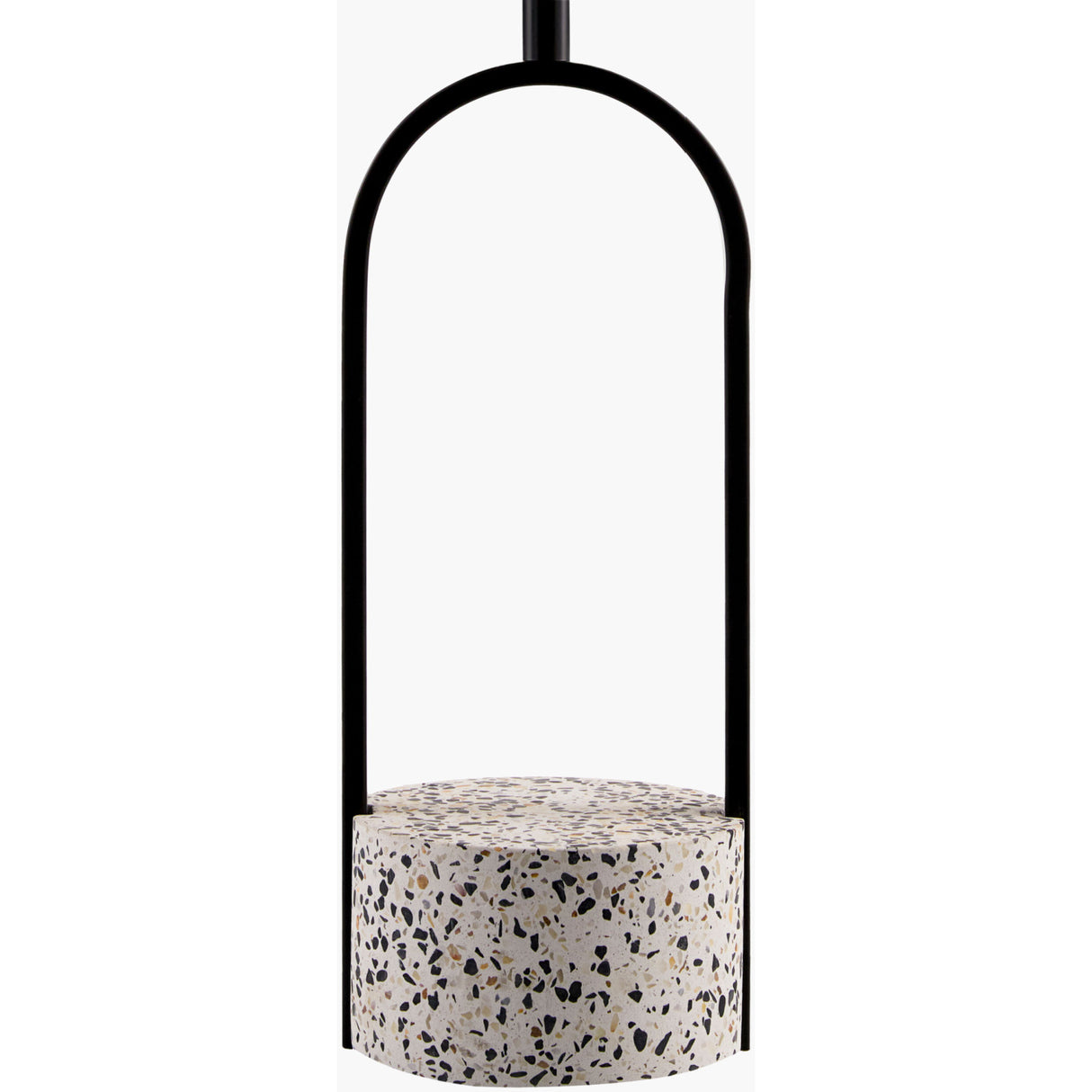 Modern European furniture - Black Framed Cement Table Lamp - www.oroa.com | Oroa.com