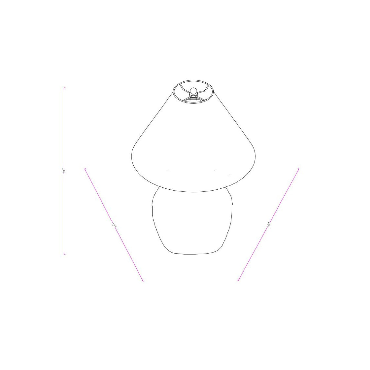 Modern European furniture - Linen Empire Shade Table Lamp - www.oroa.com | Oroa.com