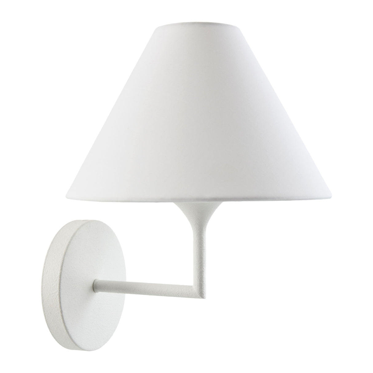 Modern European furniture - Lacquered White Iron Wall Lamp - www.oroa.com | Oroa.com