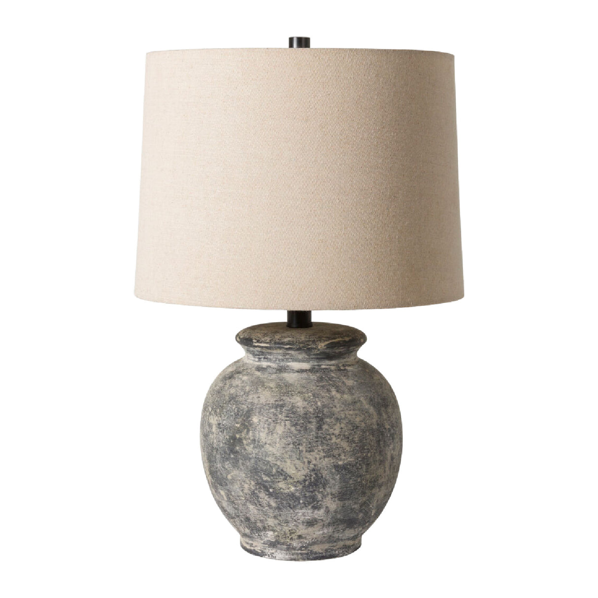 Antique Gray Ceramic Table Lamp | Oroa.com