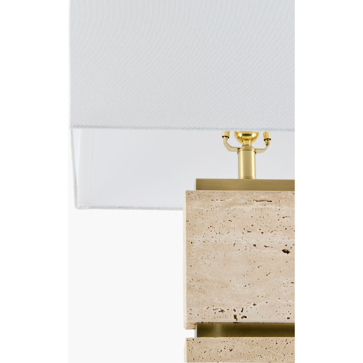 Modern European furniture - Burnished Yellow Travertine Floor Lamp - www.oroa.com | Oroa.com