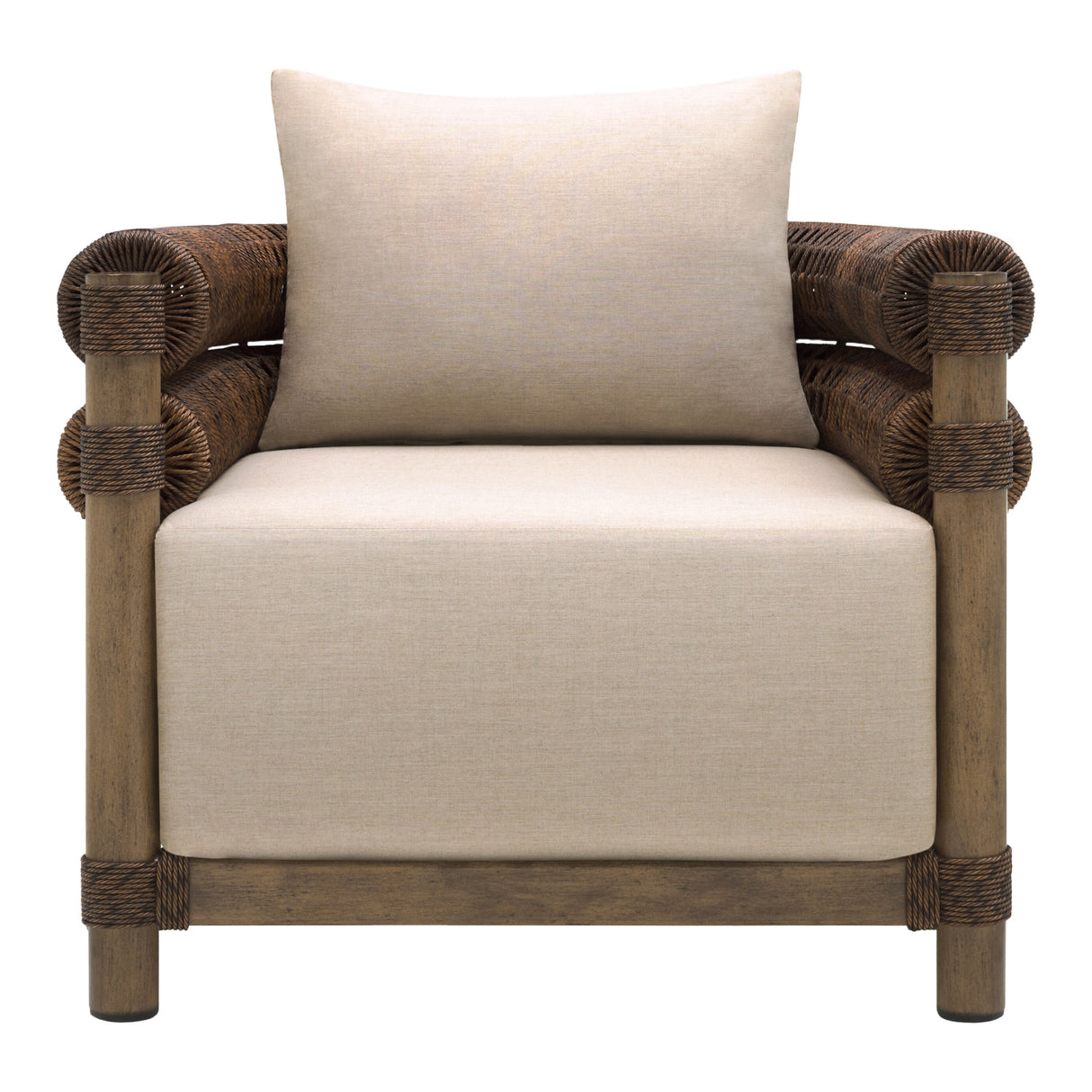 Cushioned Wicker Outdoor Accent Chair | Oroa.com