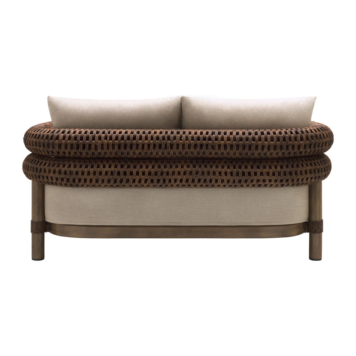 Modern European furniture - Cushioned Wicker Outdoor Daybed - www.oroa.com | Oroa.com