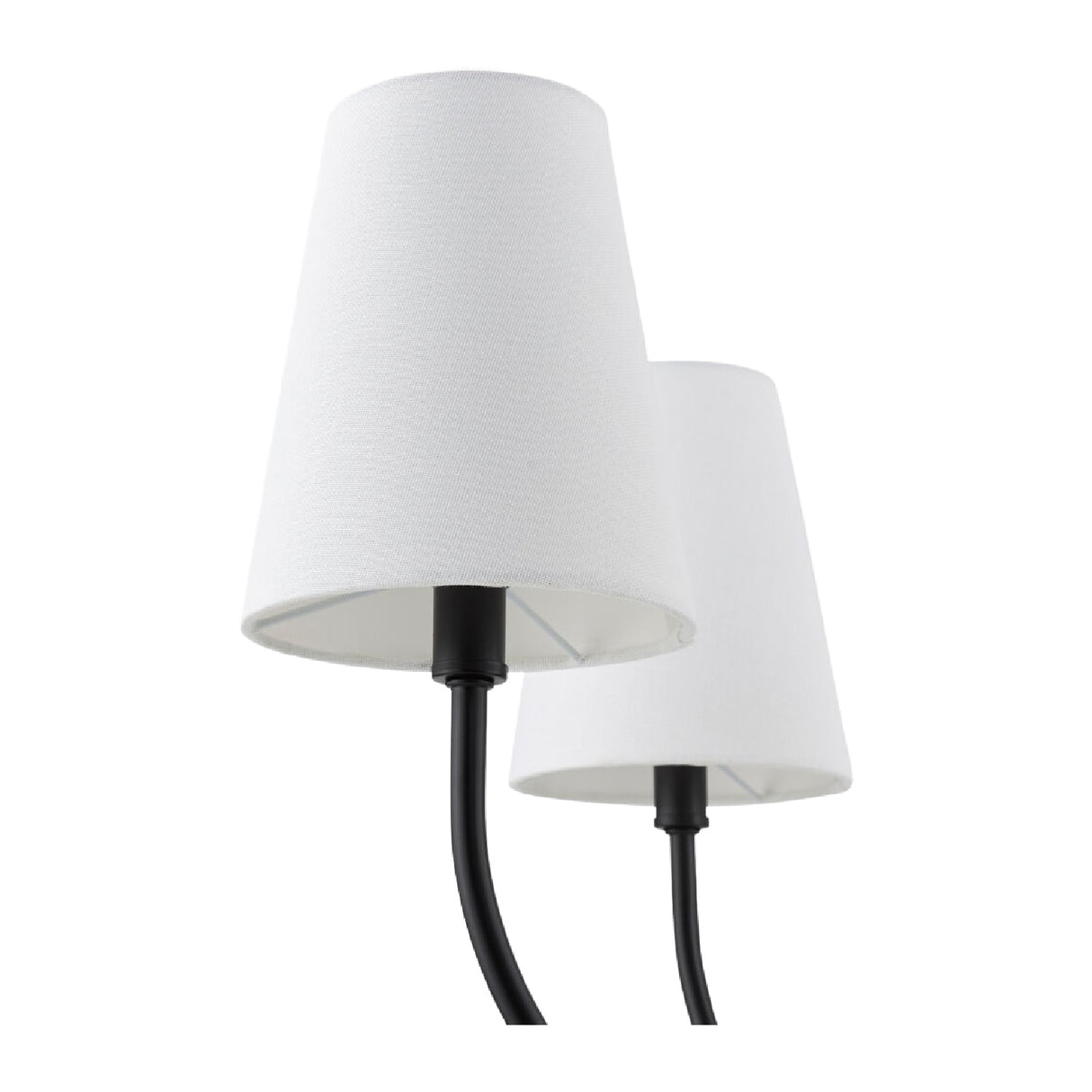 Modern European furniture - White Cotton Shade Chandelier - www.oroa.com | Oroa.com