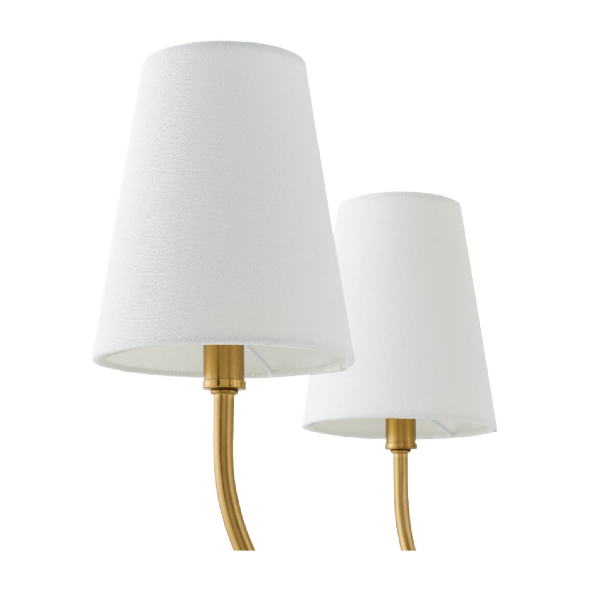 Modern European furniture - White Cotton Shade Chandelier - www.oroa.com | Oroa.com