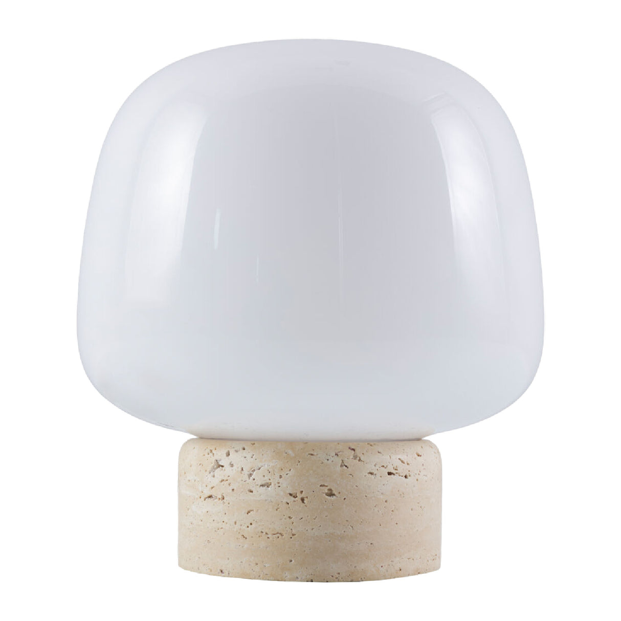Modern European furniture - Travertine Base Table Lamp - www.oroa.com | Oroa.com