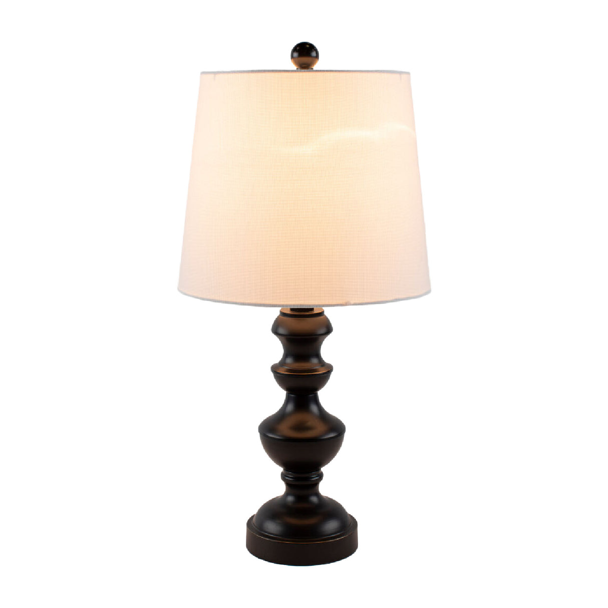 Modern European furniture - Black Iron Linen Table Lamp - www.oroa.com | Oroa.com