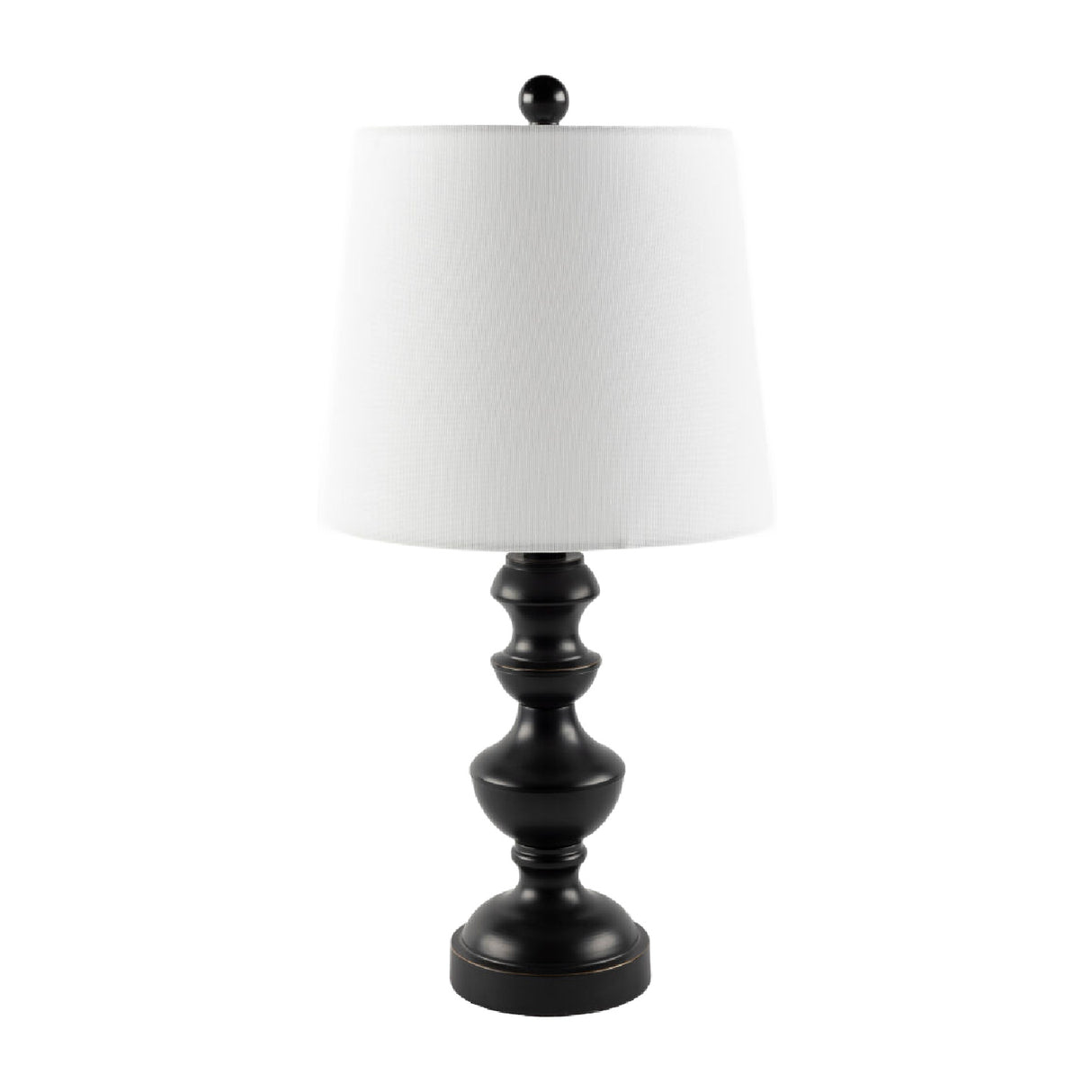 Modern European furniture - Black Iron Linen Table Lamp - www.oroa.com | Oroa.com