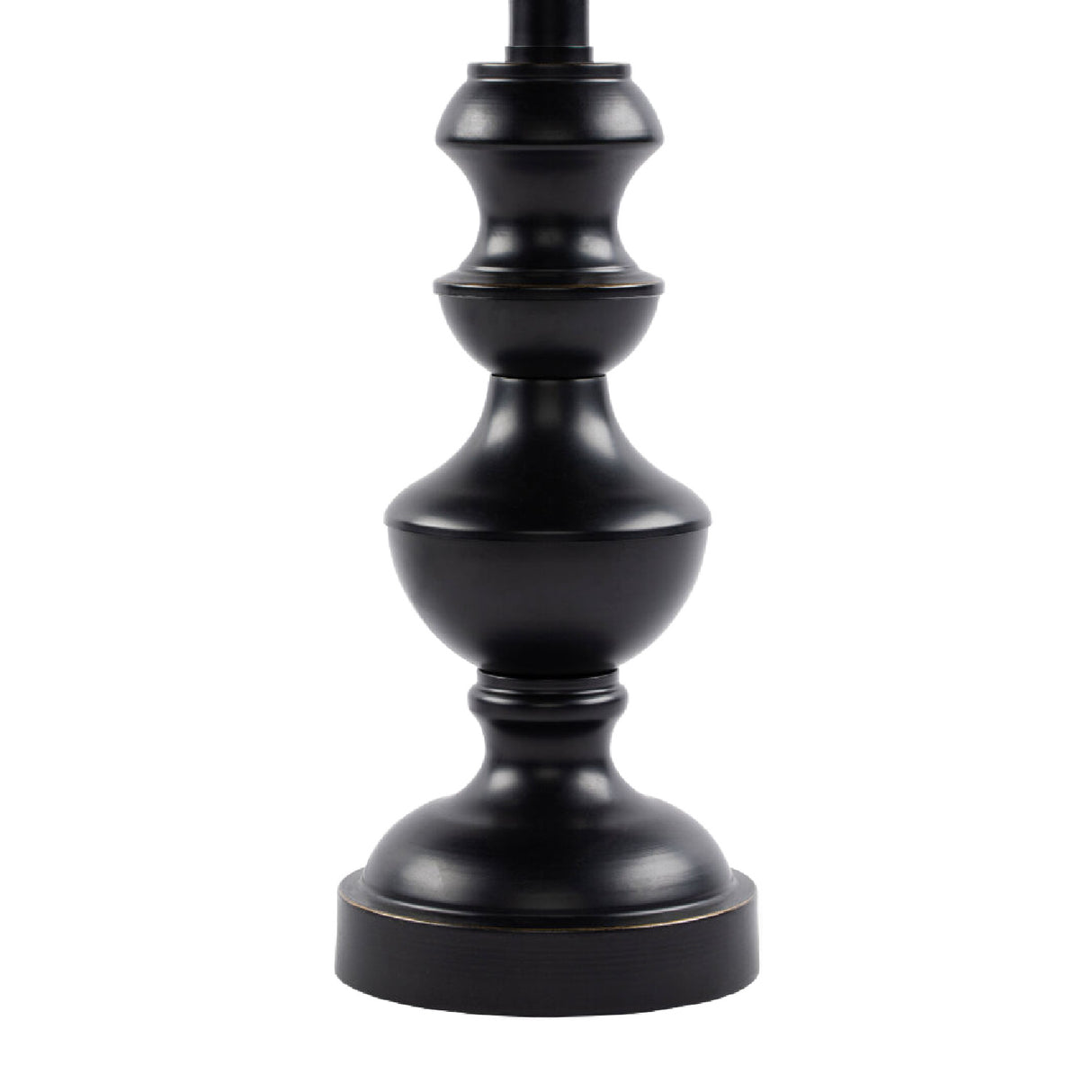 Modern European furniture - Black Iron Linen Table Lamp - www.oroa.com | Oroa.com