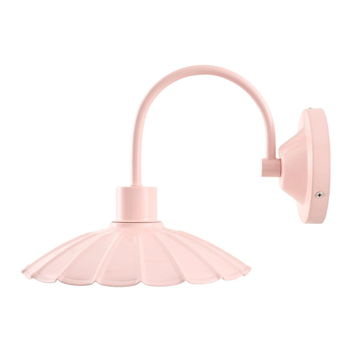 Modern European furniture - Scalloped Metal Shade Wall Lamp - www.oroa.com | Oroa.com