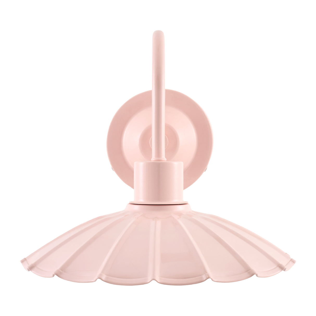 Modern European furniture - Scalloped Metal Shade Wall Lamp - www.oroa.com | Oroa.com