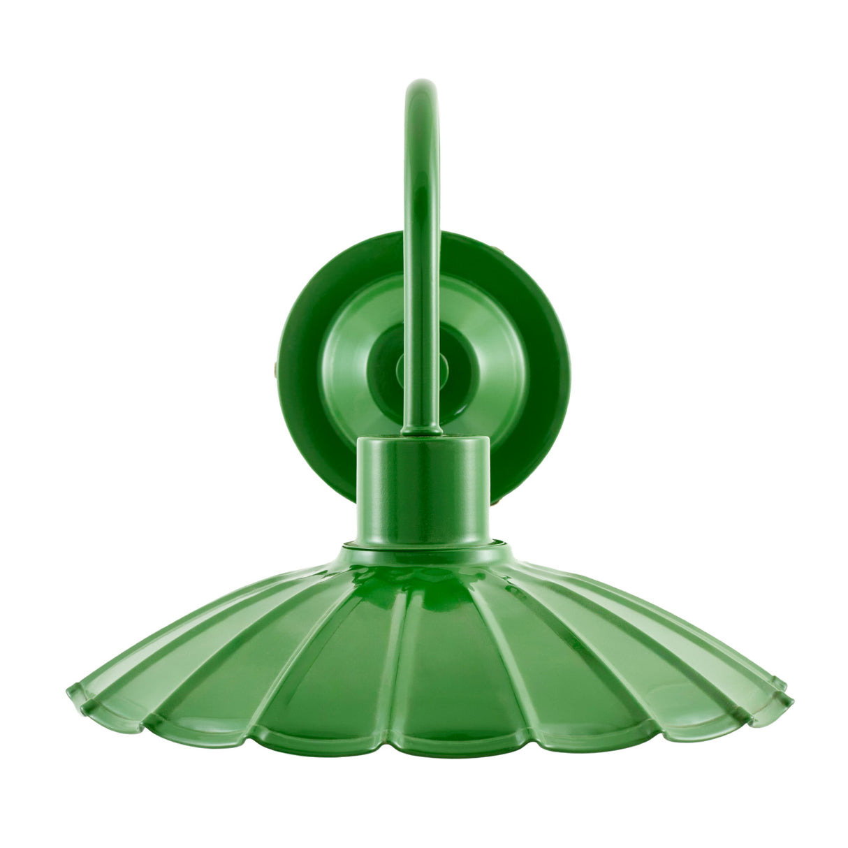 Modern European furniture - Scalloped Metal Shade Wall Lamp - www.oroa.com | Oroa.com