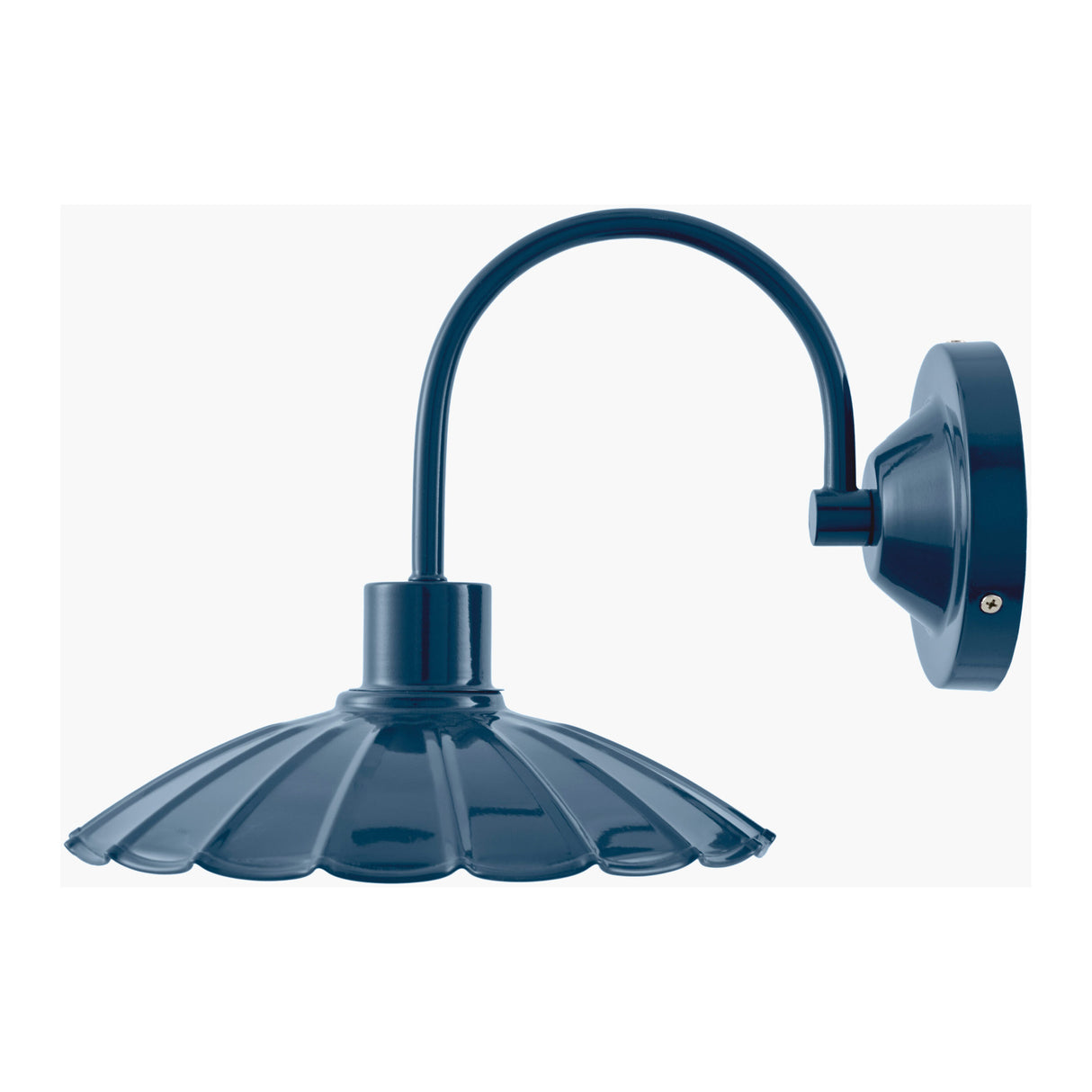 Modern European furniture - Scalloped Metal Shade Wall Lamp - www.oroa.com | Oroa.com