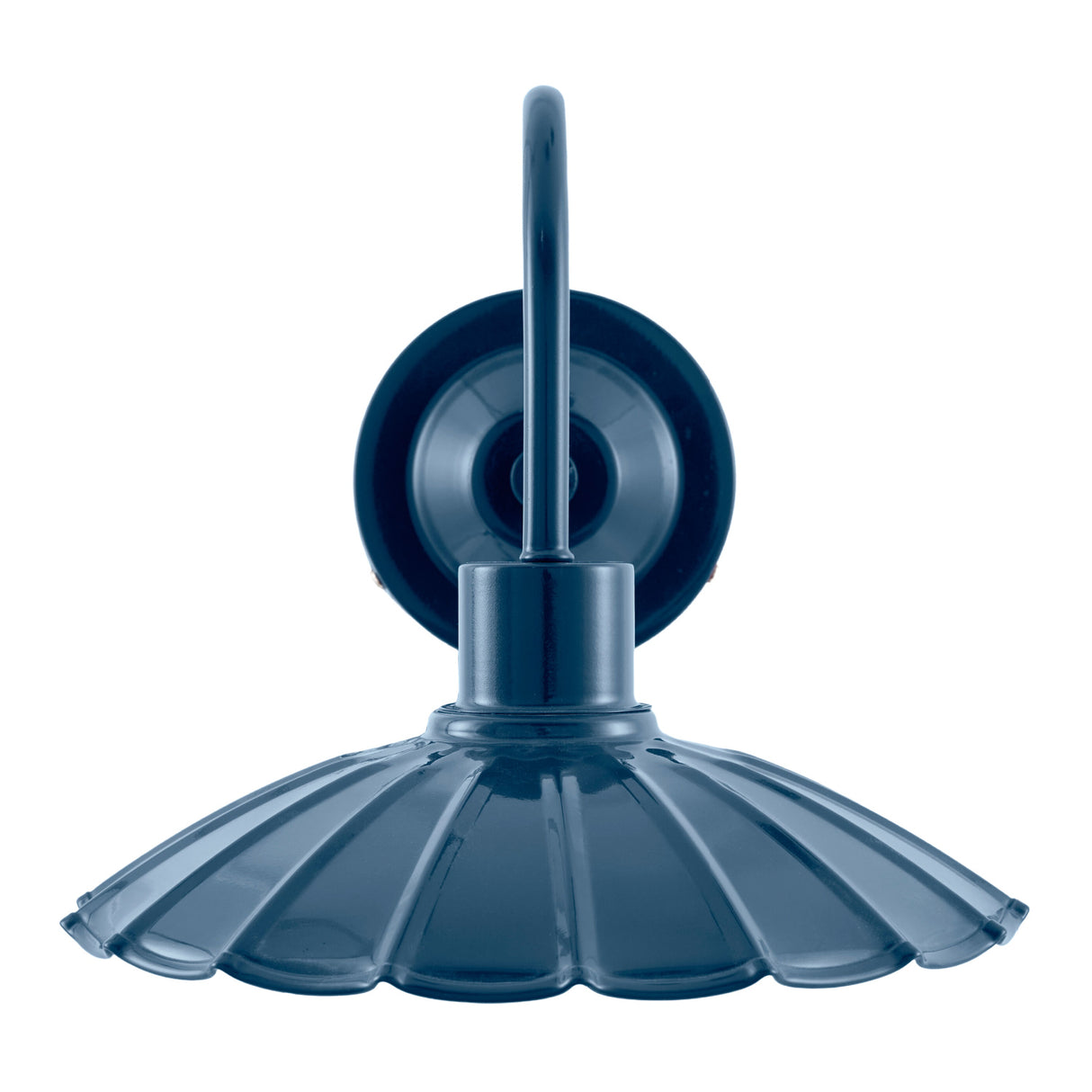 Modern European furniture - Scalloped Metal Shade Wall Lamp - www.oroa.com | Oroa.com