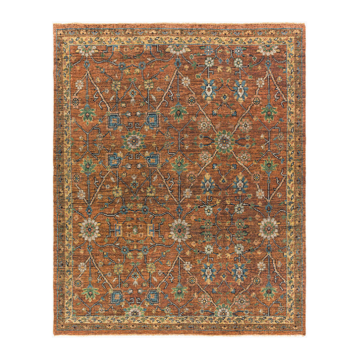 Modern furniture - Hand-Knotted Fringed Wool Carpet - www.oroa.com | Oroa.com