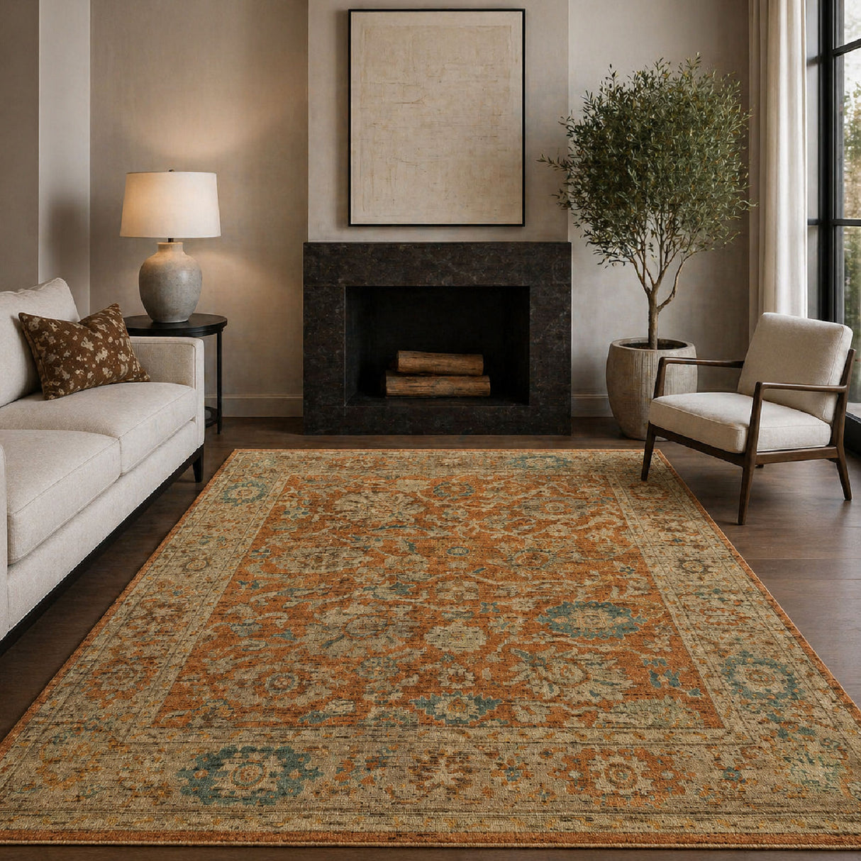 Modern furniture - Vintage Inspired Wool Carpet - www.oroa.com | Oroa.com