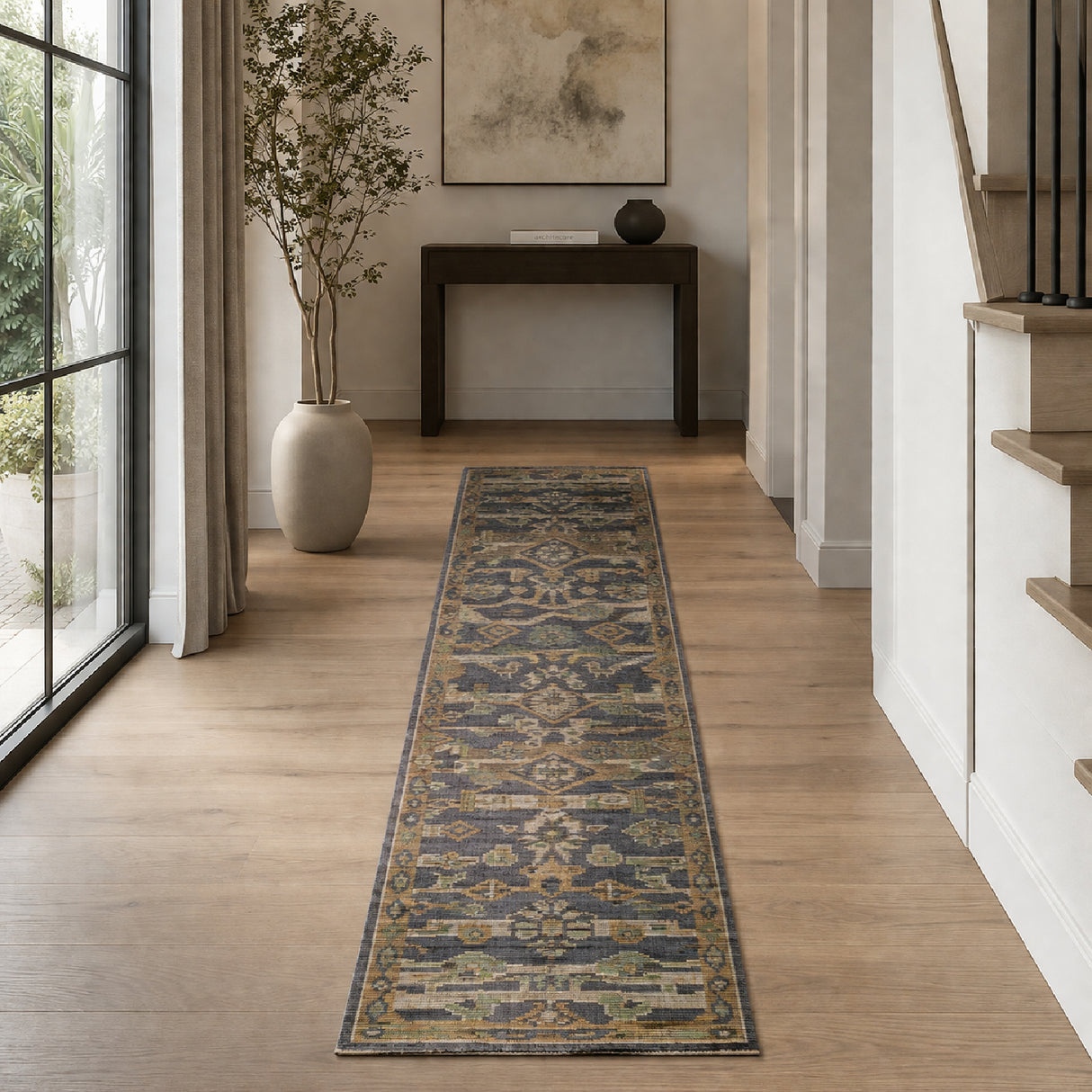 Modern European furniture - Persian Wool Blend Table Runner - www.oroa.com | Oroa.com