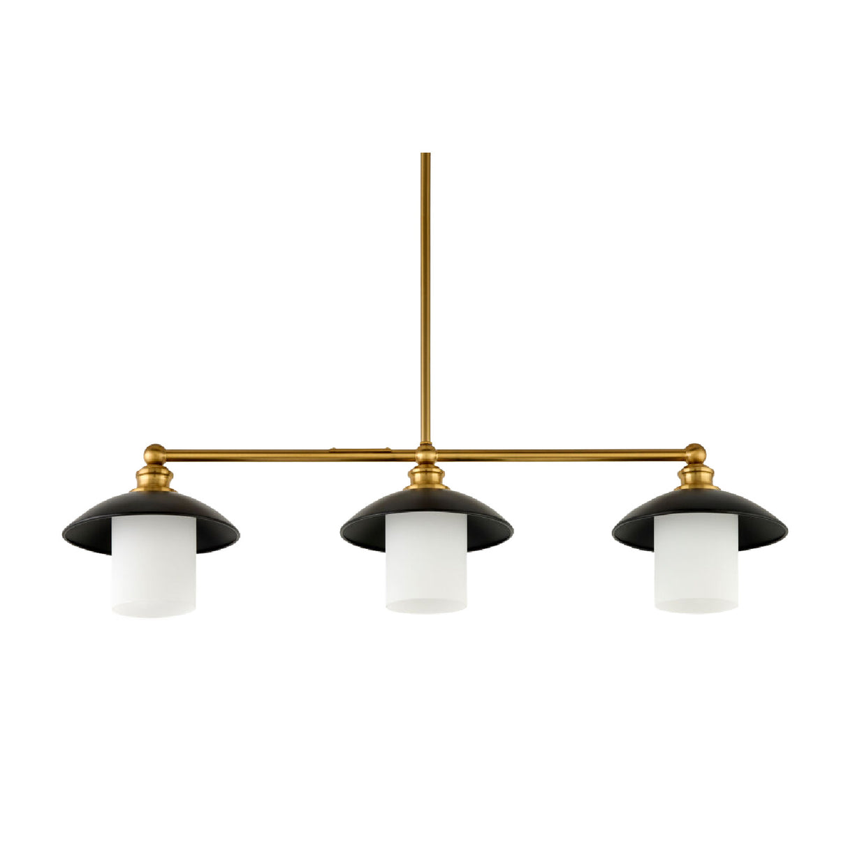 Modern European furniture - Black Iron 3-Light Chandelier - www.oroa.com | Oroa.com