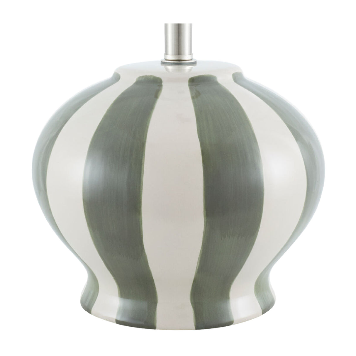 Modern European furniture - Lined Round Ceramic Table Lamp - www.oroa.com | Oroa.com