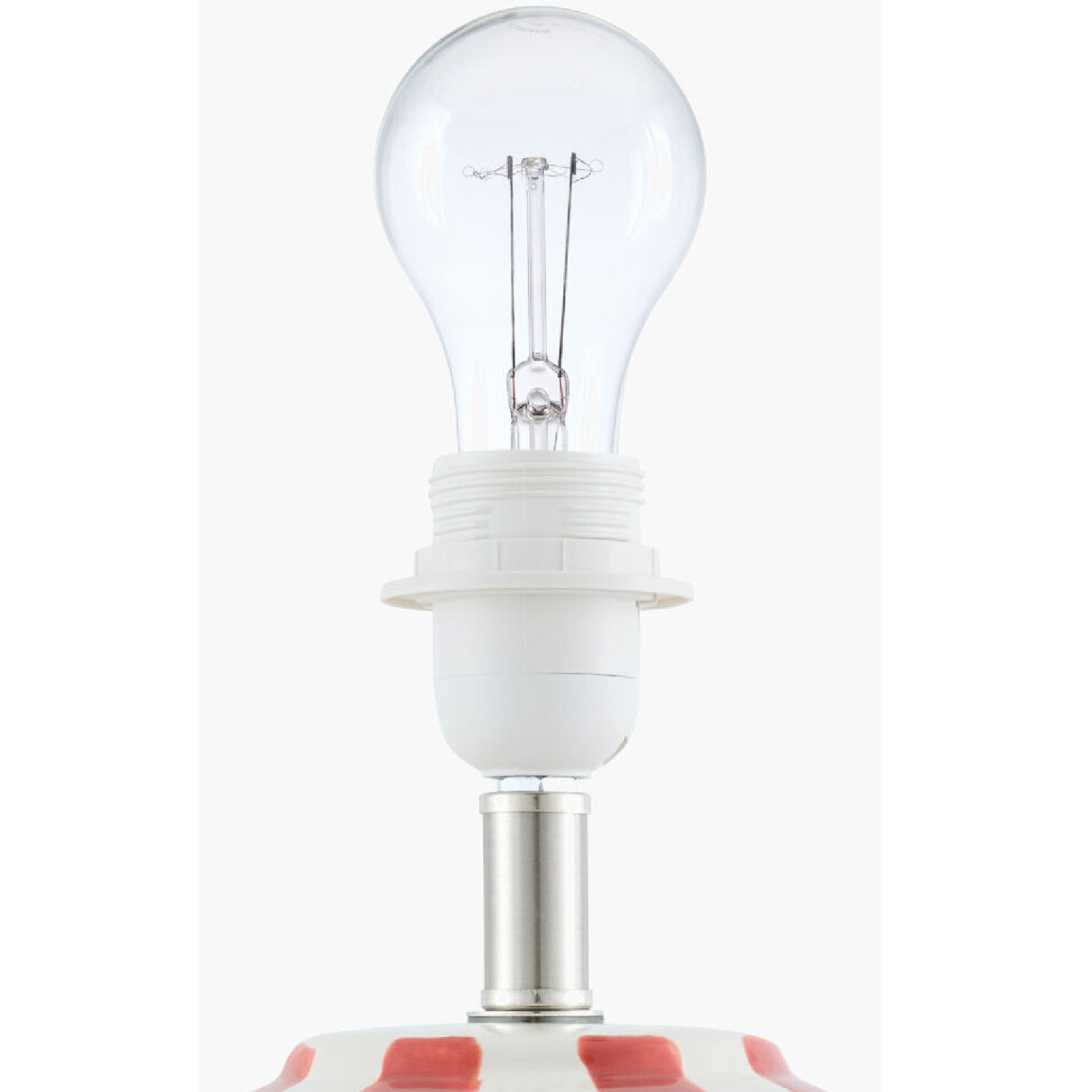 Modern European furniture - Lined Round Ceramic Table Lamp - www.oroa.com | Oroa.com