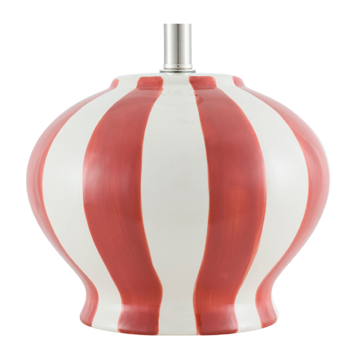 Modern European furniture - Lined Round Ceramic Table Lamp - www.oroa.com | Oroa.com