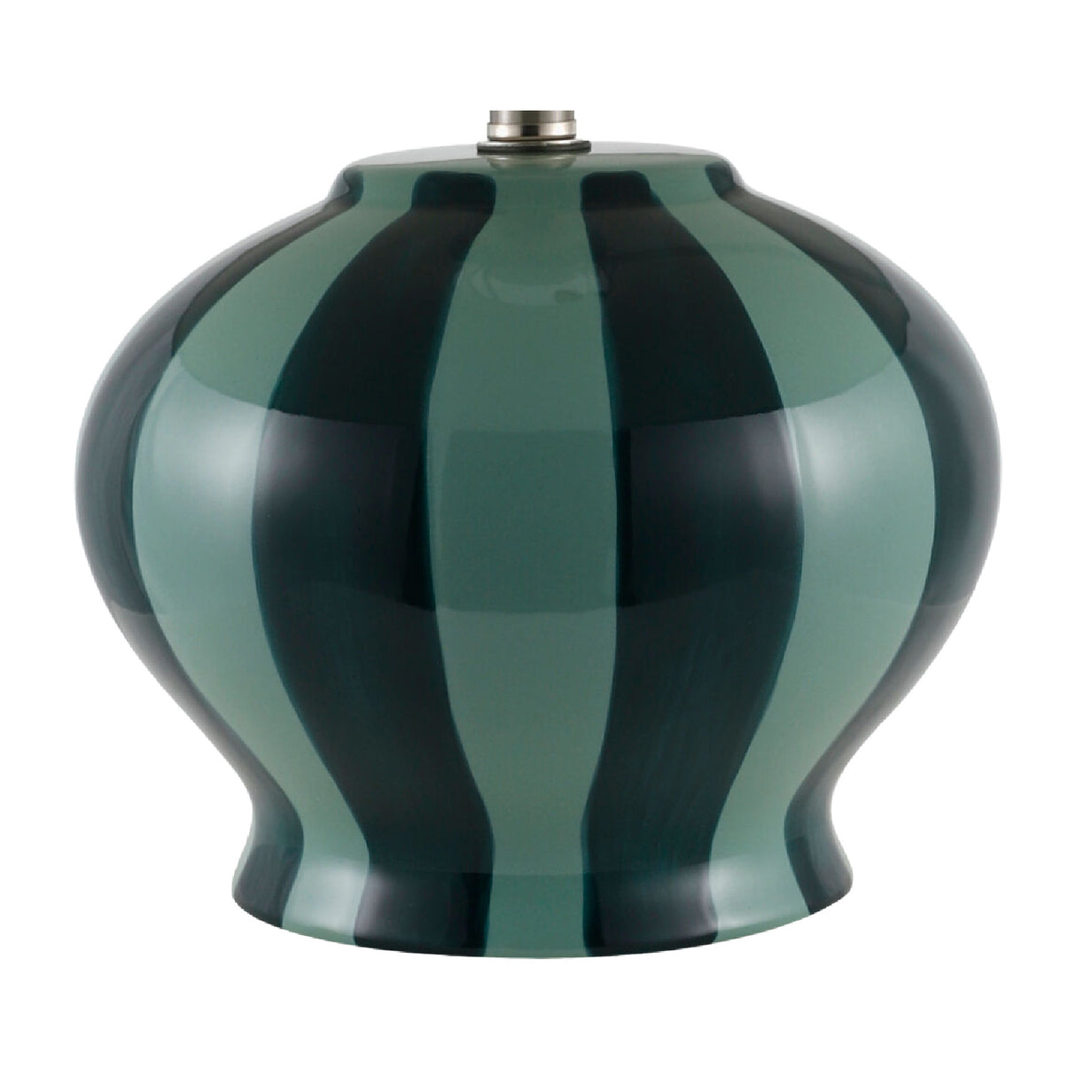 Modern European furniture - Lined Round Ceramic Table Lamp - www.oroa.com | Oroa.com