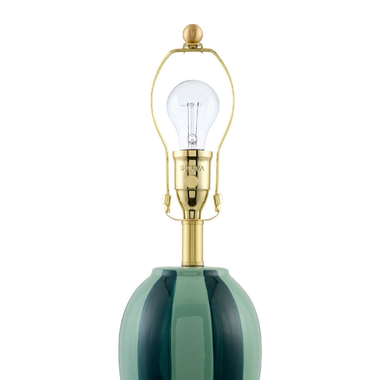 Modern European furniture - Striped Ceramic Table Lamp - www.oroa.com | Oroa.com