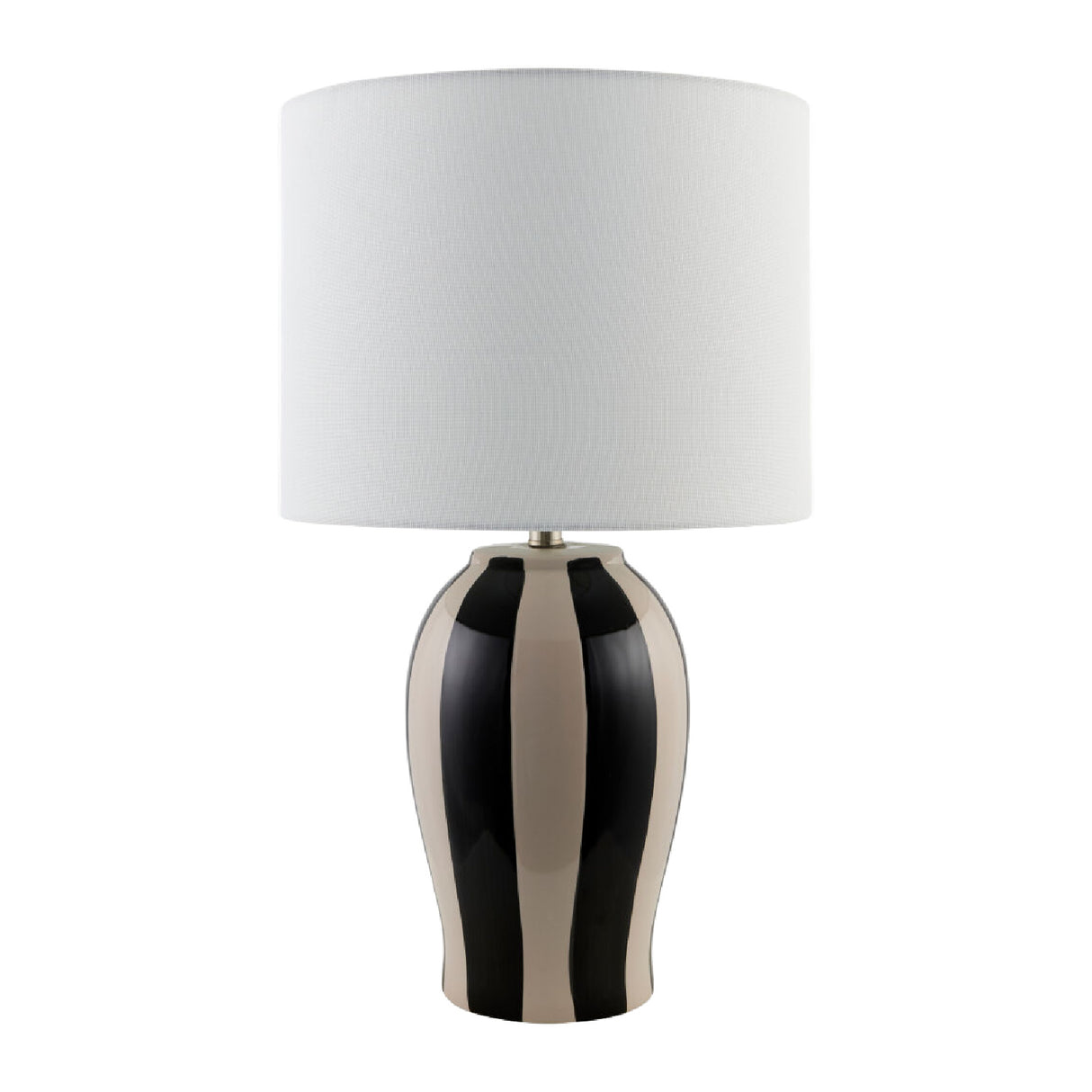 Modern European furniture - Striped Ceramic Table Lamp - www.oroa.com | Oroa.com