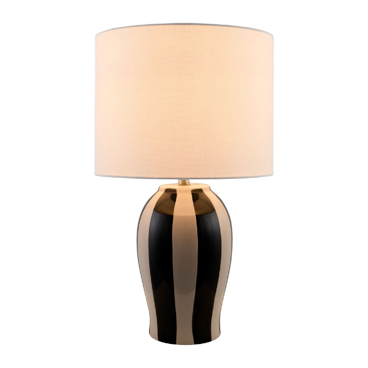 Modern European furniture - Striped Ceramic Table Lamp - www.oroa.com | Oroa.com