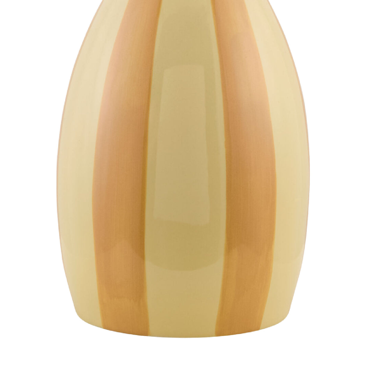 Modern European furniture - Yellow Striped Ceramic Table Lamp - www.oroa.com | Oroa.com