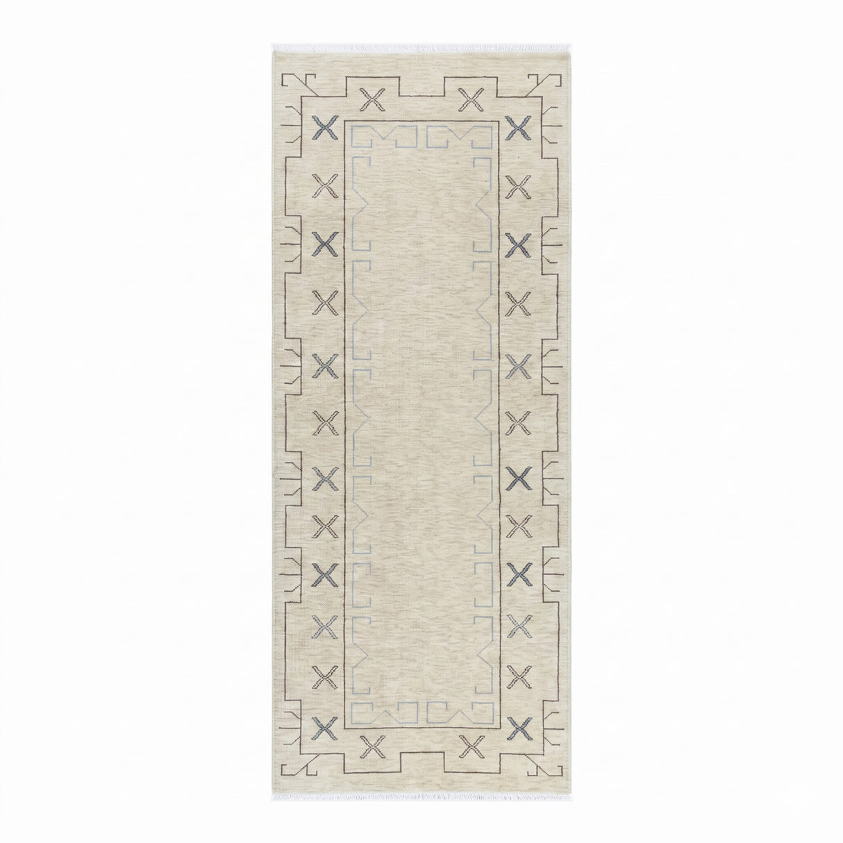 Modern European furniture - Cream Wool Blend Table Runner - www.oroa.com | Oroa.com