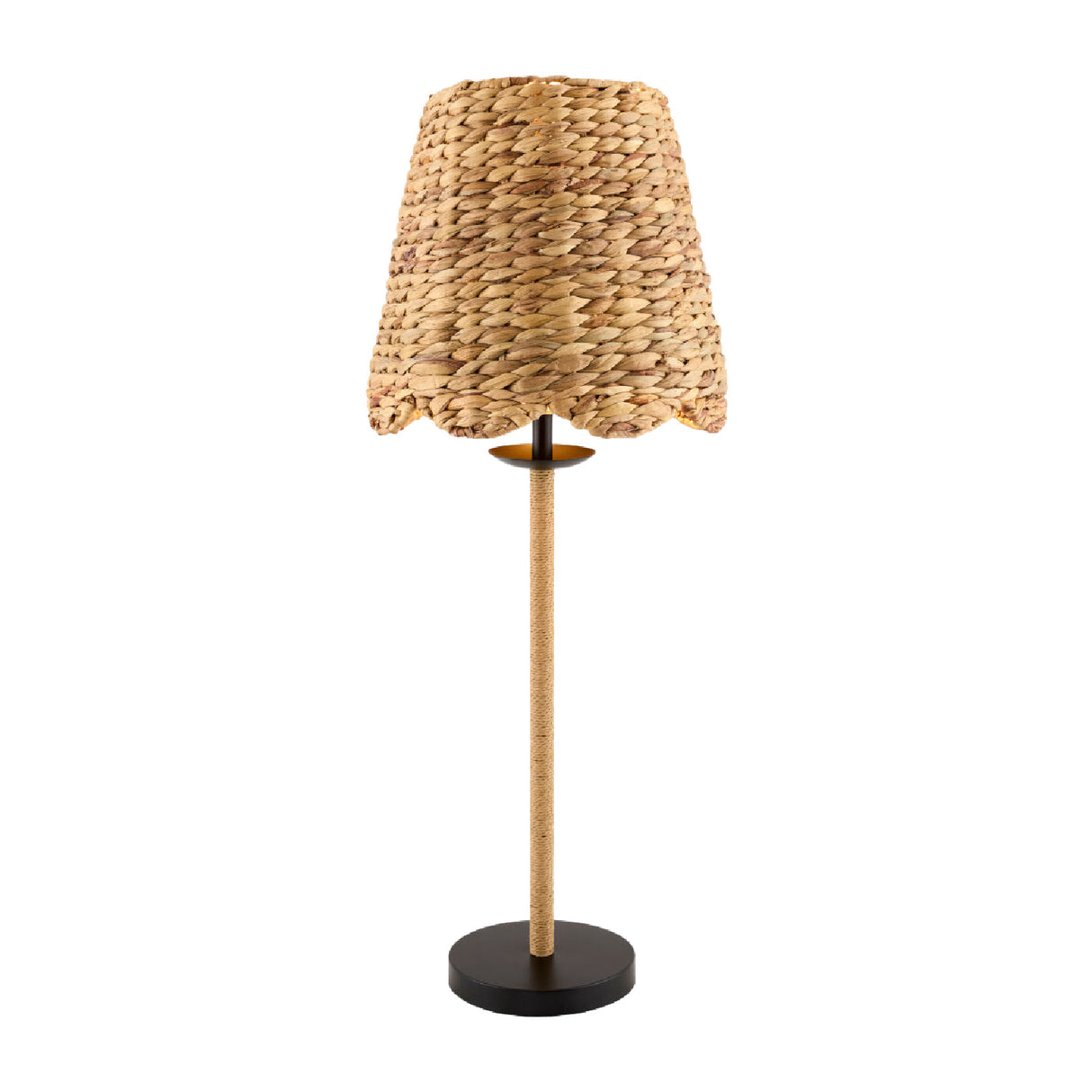 Modern European furniture - Braided Seagrass Accent Table Lamp - www.oroa.com | Oroa.com