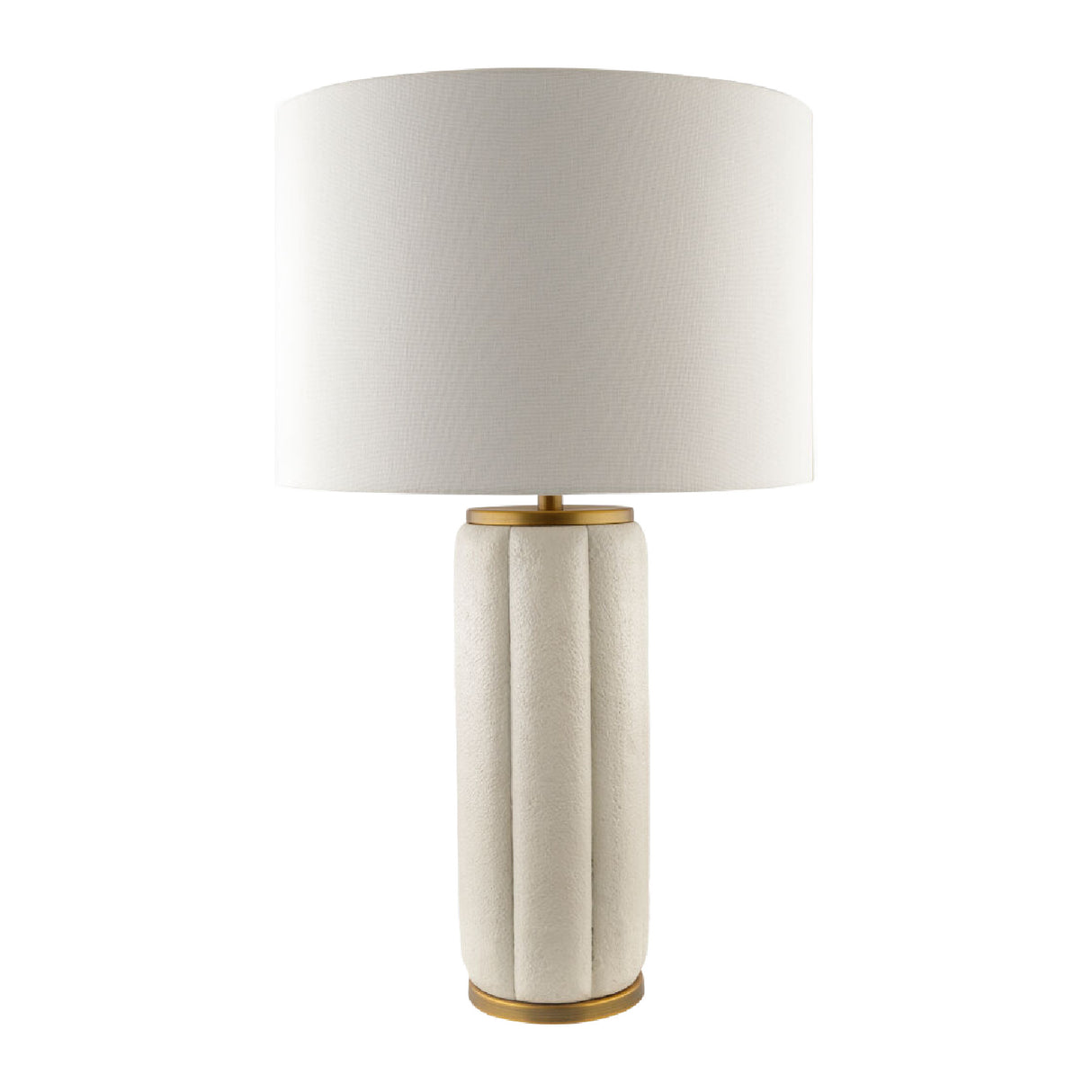 Modern European furniture - Modern White Linen Table Lamp - www.oroa.com | Oroa.com
