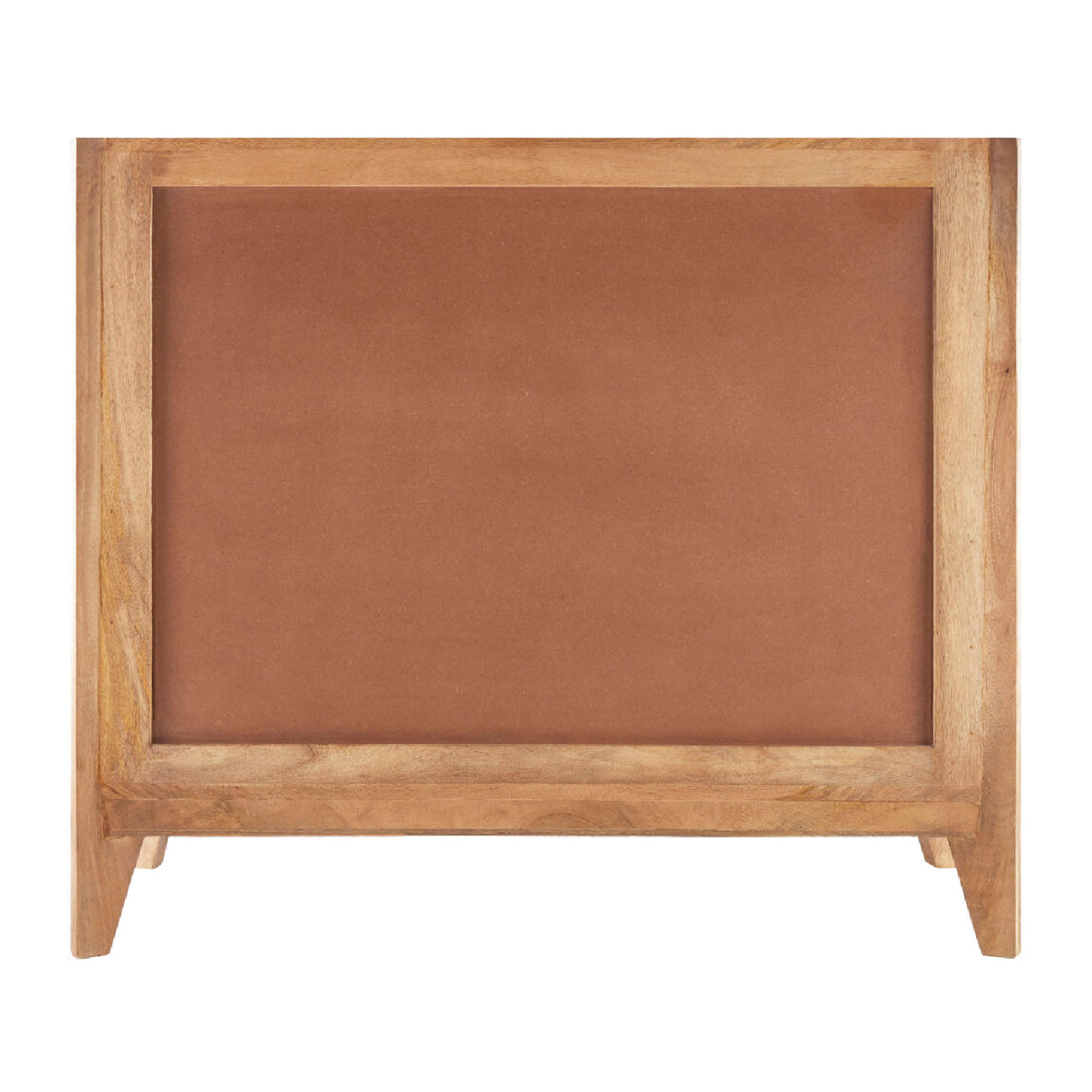 Modern European furniture - Reeded Mango Wood Cabinet - www.oroa.com | Oroa.com