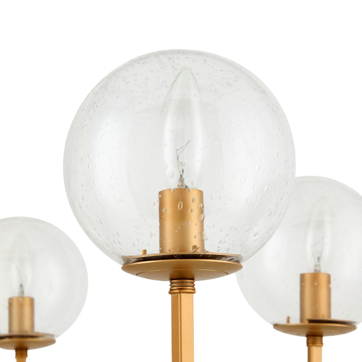 Modern European furniture - 5-Light Clear Glass Chandelier - www.oroa.com | Oroa.com
