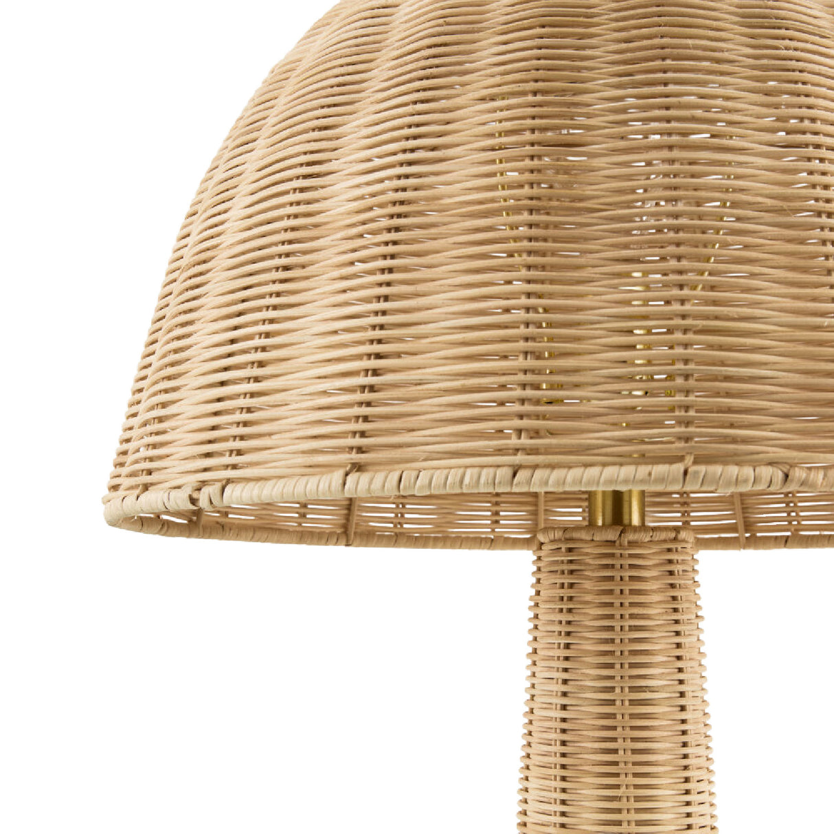 Modern European furniture - Domed Rattan Table Lamp - www.oroa.com | Oroa.com