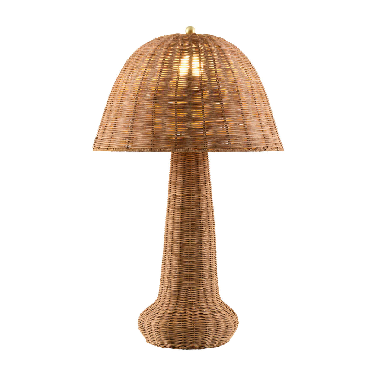 Modern European furniture - Domed Rattan Table Lamp - www.oroa.com | Oroa.com
