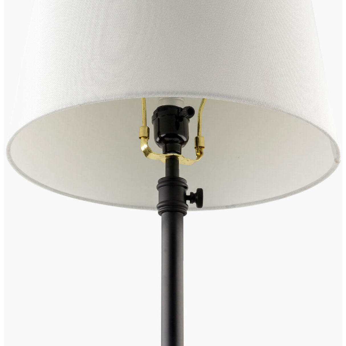Modern European furniture - Iron Base Linen Table Lamp - www.oroa.com | Oroa.com