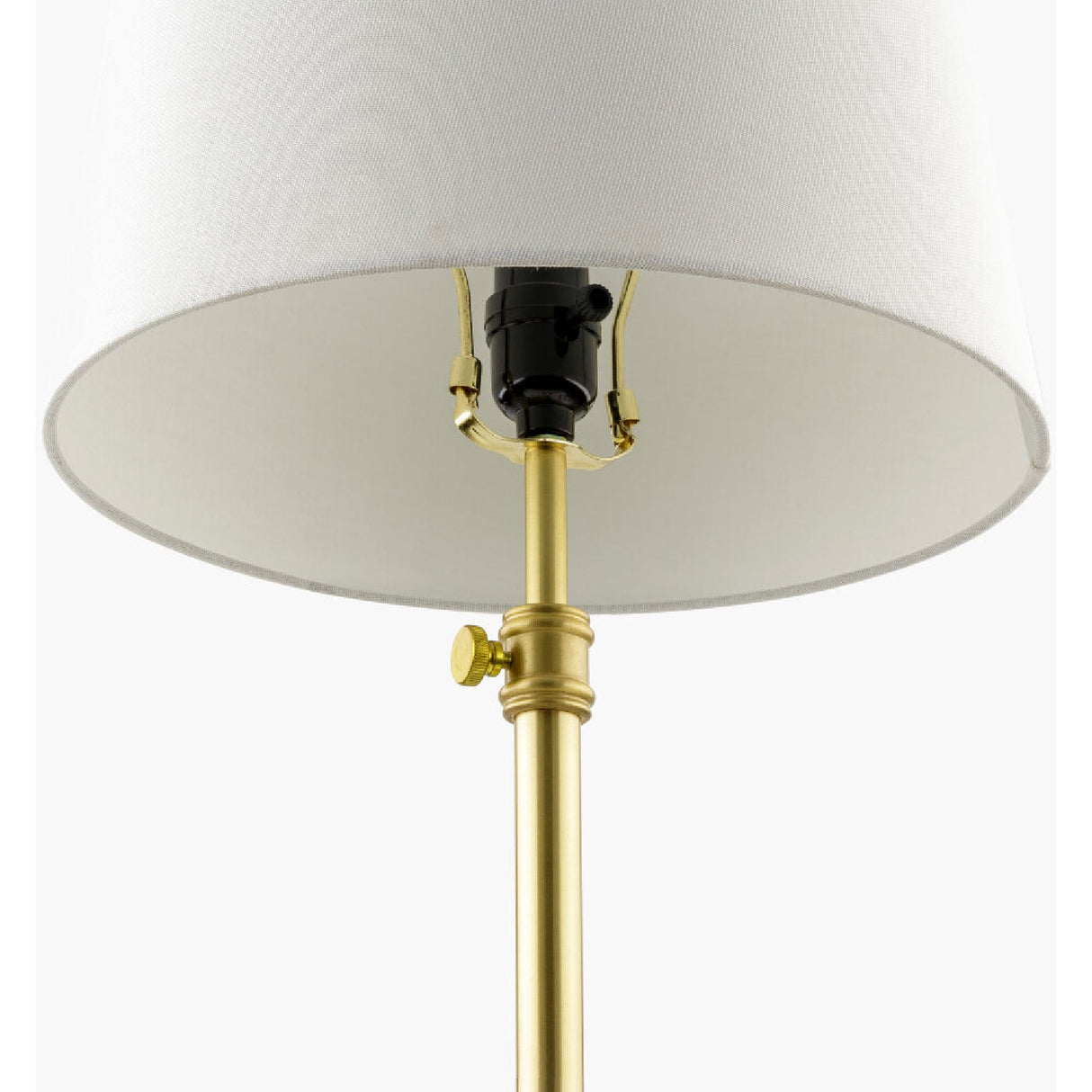 Modern European furniture - Iron Base Linen Table Lamp - www.oroa.com | Oroa.com
