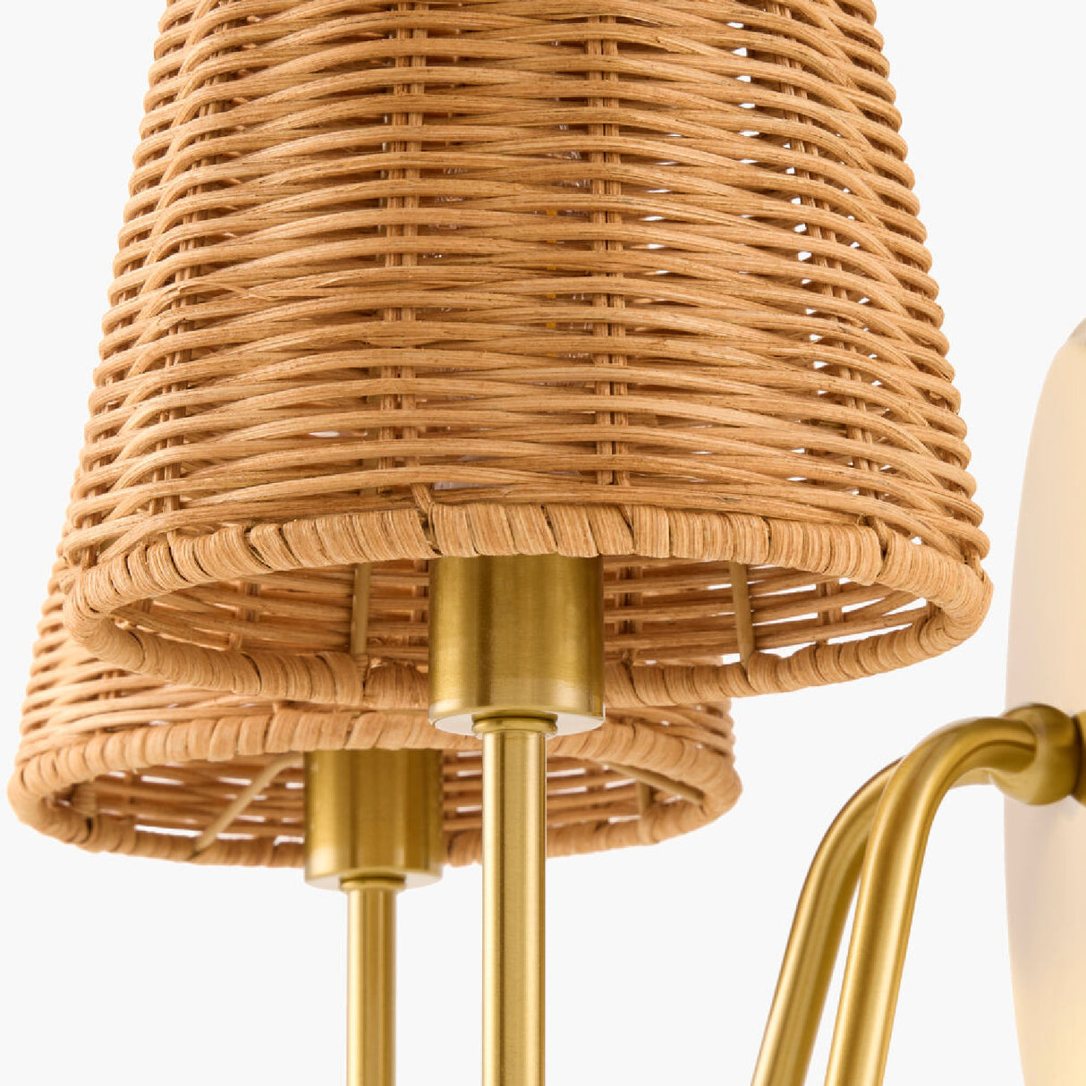 Modern European furniture - Rattan 2-Light Wall Lamp - www.oroa.com | Oroa.com